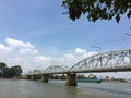Railway bridge in Vietnam Royalty Free Stock Photo