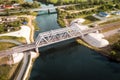 Railway bridge in Vladimir, Russia