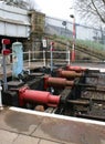 Railway buffers in Lancaster railway station Royalty Free Stock Photo