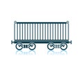 Railway Cargo Container Icon