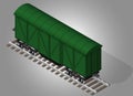 Railway cargo transportation.