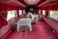 Railway carriage cafe Royalty Free Stock Photo
