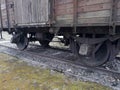 Railway carriage court vintage wooden Baltic repressions exile genocide