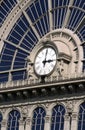 Railway Clock, Hungary Budapest Royalty Free Stock Photo