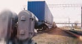 Railway container