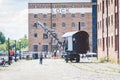 Railway crane and Warehouse at regenerated Gloucester docks