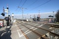 Railway Crossing Royalty Free Stock Photo