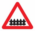 Railway crossing guarded