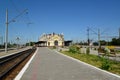 Railway junction of Kazatin, Ukraine Royalty Free Stock Photo