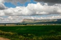 Railway landscape in Almansa