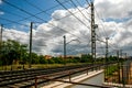 Railway landscape in Almansa