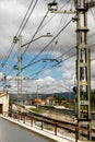 Railway landscape in Almansa