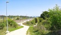 Railway landscape in Cerdanyola, Barcelona