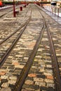 Railway in Leith Docks Royalty Free Stock Photo