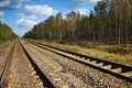 Railway line Royalty Free Stock Photo