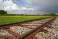 Railway Line in Spring