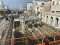 Railway lines near Bvd De La Chapelle. Paris, France. March 30, 2023.