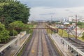 Rails of Mooca Train Station - SÃÂ£o Paulo, Brazil