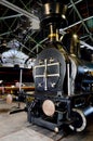 Steam train at Museum of Slovenian Railway Ljubljana, Slovenia Royalty Free Stock Photo