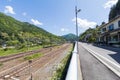 The railway in Narai is a small town and the old town in Nagano