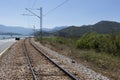 Railway near Skadar Lake, Montenegro