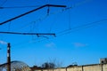 Railway overhead electric lines