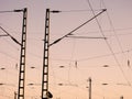 A Railway Overhead Wiring - Power lines