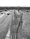 Railway platform in concentration camp