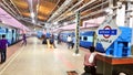 Railway platform of Katihar station