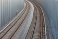 Railway rail Royalty Free Stock Photo