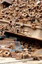 Railway rails scrap 9