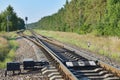 Railway siding automatic switch.