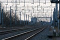Railway sidings Royalty Free Stock Photo