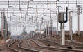 Railway sidings Royalty Free Stock Photo
