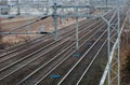 Railway sidings Royalty Free Stock Photo