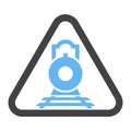 Railway sign icon