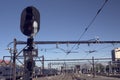 Railway Signals Royalty Free Stock Photo