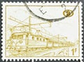 Railway Stamp: Electric locomotive type 122