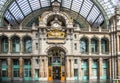 Railway station in Antwerpen Belgium Royalty Free Stock Photo