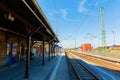 Railway station in Bergen auf Ruegen, Germany