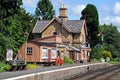 Railway station building, Hampton Loade. Royalty Free Stock Photo