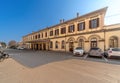 Railway station building in Savigliano, Italy