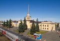 Railway station in the city of Petrozavodsk