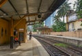 Railway station in Colombo, Sri Lanka Royalty Free Stock Photo