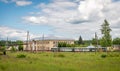 Railway station in Gulbene, Latvia