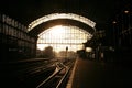 Railway station in Haarlem