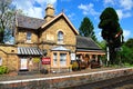 Railway station, Hampton Loade. Royalty Free Stock Photo