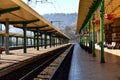 Railway station in historical town of Sinaia