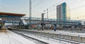 Railway station in Jyvaskyla, Finland