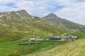 Railway station Kleine Scheidegg between Grindelwald and Jungfraujoch